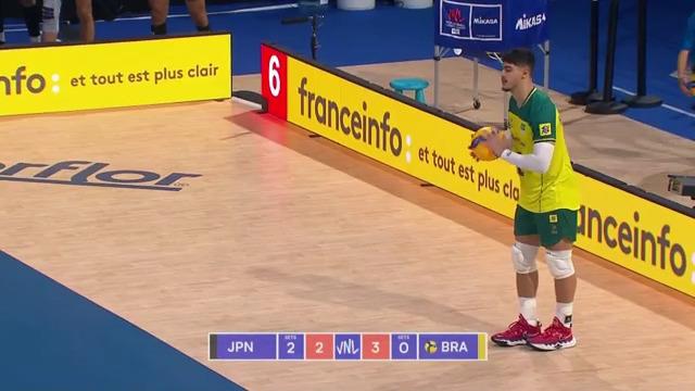 Yuki Ishikawa 🇯🇵 The team captain scored 2️⃣7️⃣ points in Japan's historic victory against Brazil in 5 sets. 📺 Watch the #VNL2023 matches on ⏰ Full schedule: 🏐 #volleyball #VNL