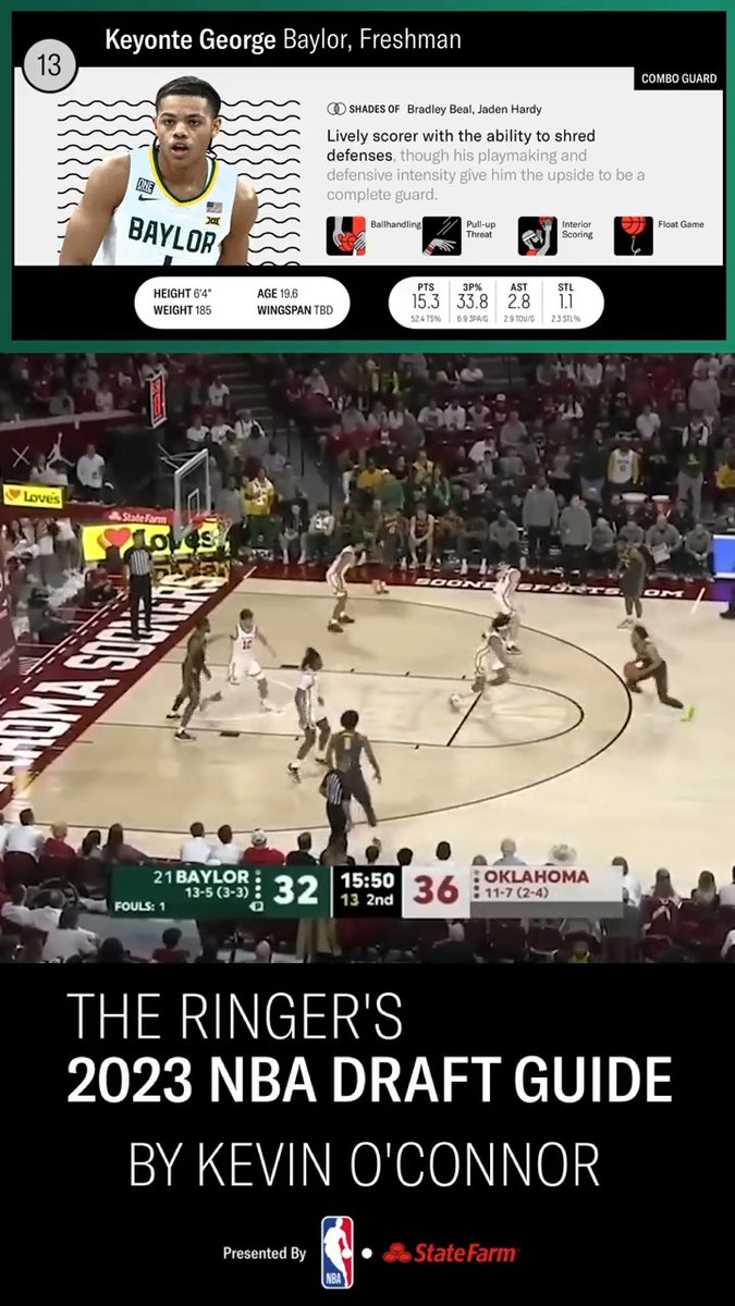 Keyonte George and Taylor Hendricks make the Jazz big winners tonight. George is a score-first guy but capable of doing so much more. Tough defender and a willing passer. Surrounded by length—Kessler, Lauri, Hendricks. Utah is loaded.