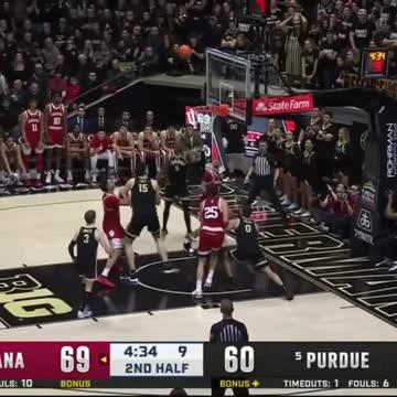 The man scored 35 points as a freshman at Purdue. 😱 Los Angeles Lakers fans will really want to check out this historic Jalen Hood Schifino (jalen) performance. ⚡ #iubb x #NBADraft