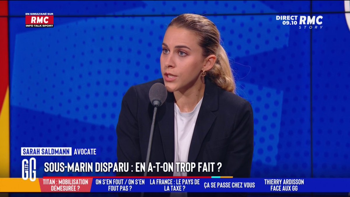 🫧 Sous-marin disparu : "C'est faux de dire que l'on ne se soucie pas des migrants !" Sarah Saldmann assume : "Dire que c'est un problème lorsqu'il y a trop d'immigration me paraît réaliste !" #GGRMC