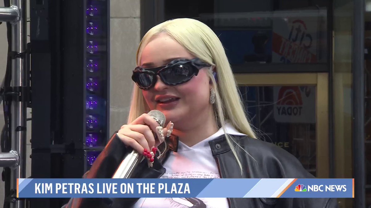 Kim Petras always wanted to perform on the TODAY Plaza because it’s where Fergie did her iconic cartwheels while performing and she’s so real for that #citiconcertseries #kimpetras #feedthebeast @citibank