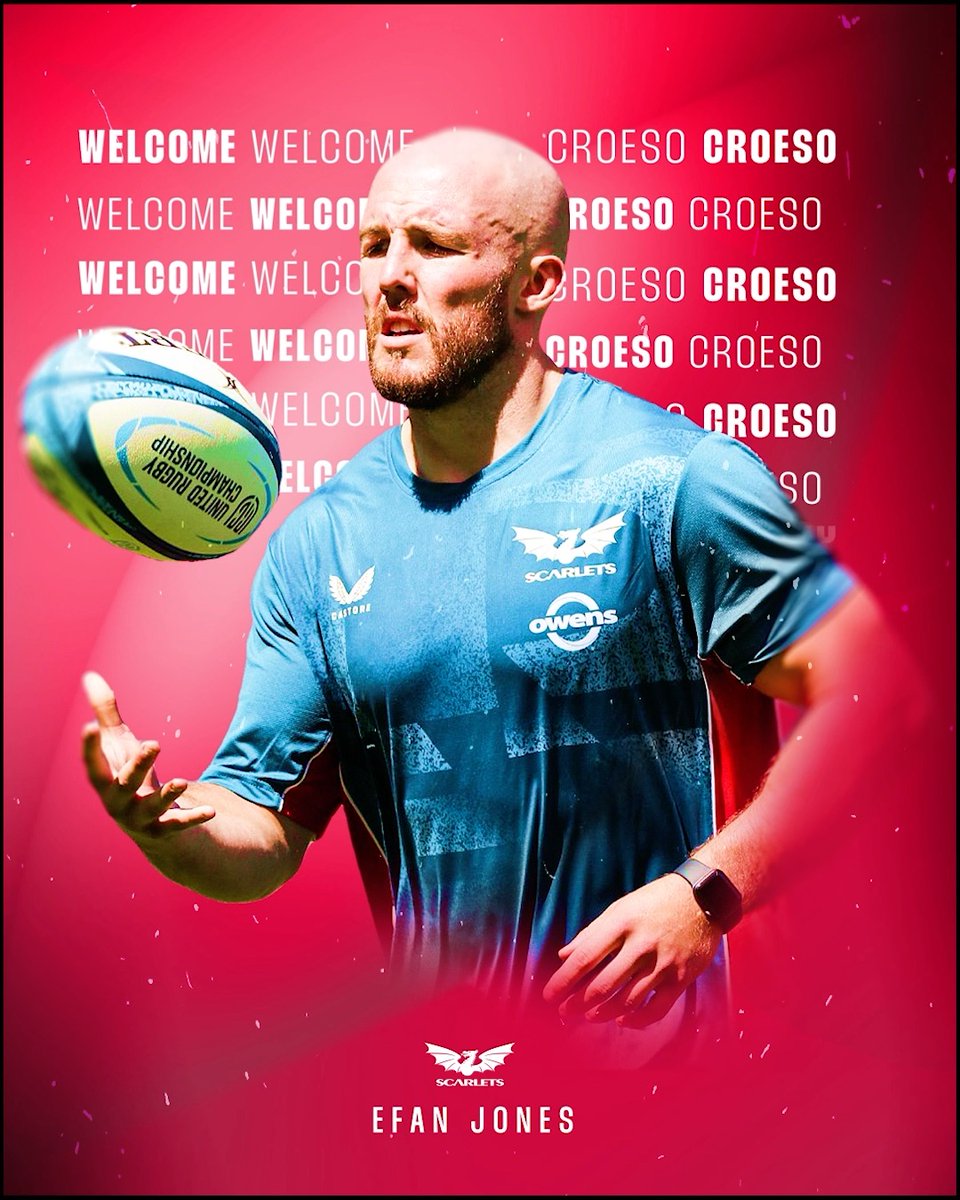 ✍️ Croeso Efan!! Scrum-half Efan Jones has signed for Scarlets Rugby from RGCnews🏉 Scarlets yn arwyddo mewnwr RGC Efan Jones Story 🔗 #YmaOHyd