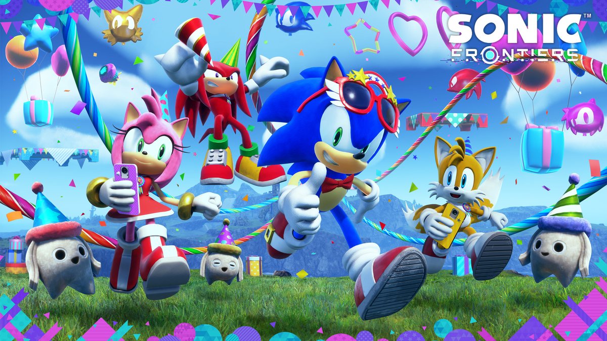 It's Sonic's birthday and it's time to celebrate in Sonic Frontiers! Spin dash your way to the party with new challenges, moves, collectible Koco, and New Game+! Sonic's Birthday Bash Update is available later today for free!