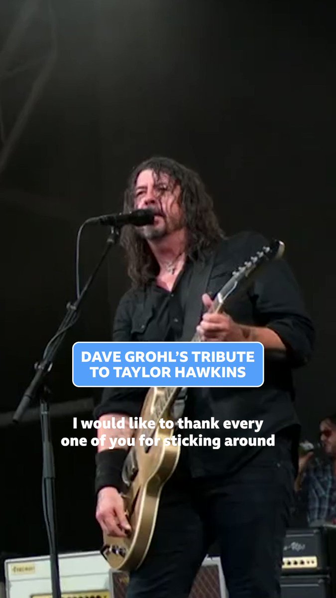 "I'd like to dedicate this song to Mr. Taylor Hawkins" 🖤 Foo Fighters listen on @bbcsounds | watch on @bbciplayer