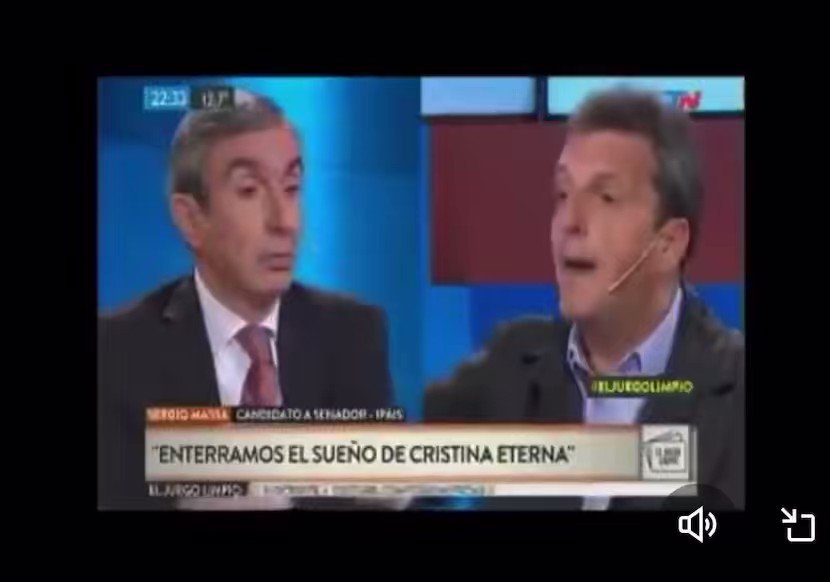 Militate ésta Kumpa ✌🏽 Sergio Massa: “yo con el kirchnerismo no voy ni a la esquina”