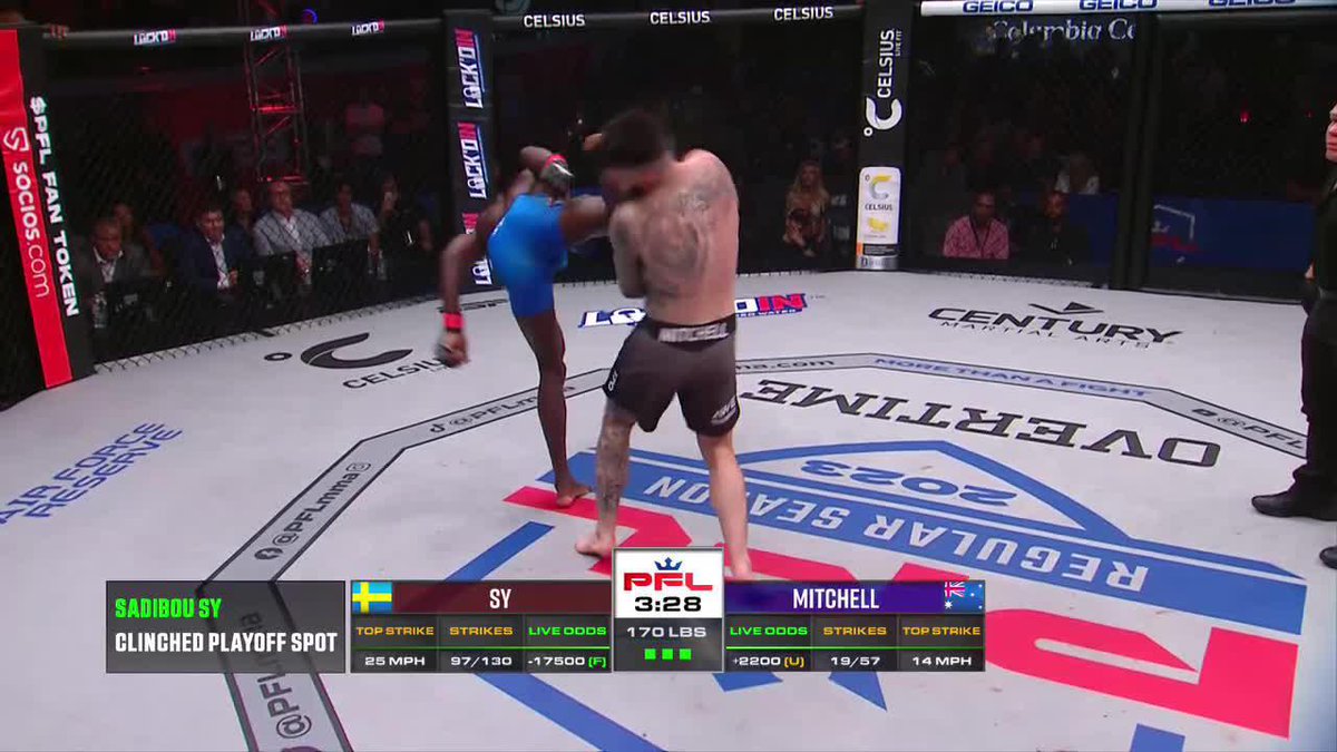 Sadibou Sy is on ANOTHER LEVEL! #PFLRegularSeason LIVE NOW 🇺🇸 ESPN & ESPN+ 🌎