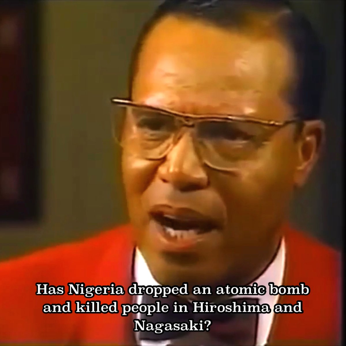 Back when Minister Louis Farrakhan ripped Mike Wallace about Nigeria! He defended Africa as a whole.