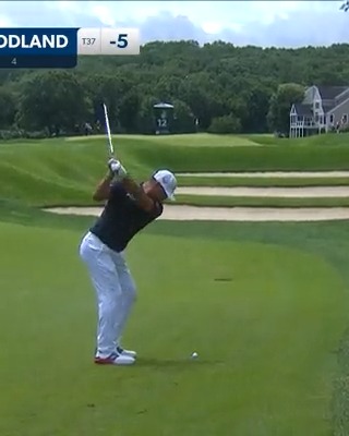 What a dart from Gary Woodland 🎯
