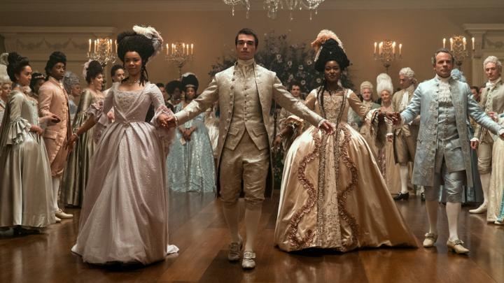 Attention to detail is everything. Get a closer look at Queen Charlotte's elaborate costumes, hairstyles, and fashions