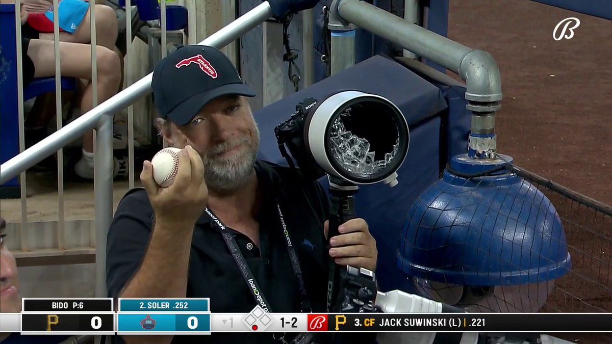 That was a very expensive foul ball!