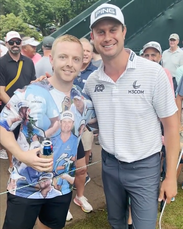 The dedication is unmatched. We might have just found Harris English's biggest fan 😂