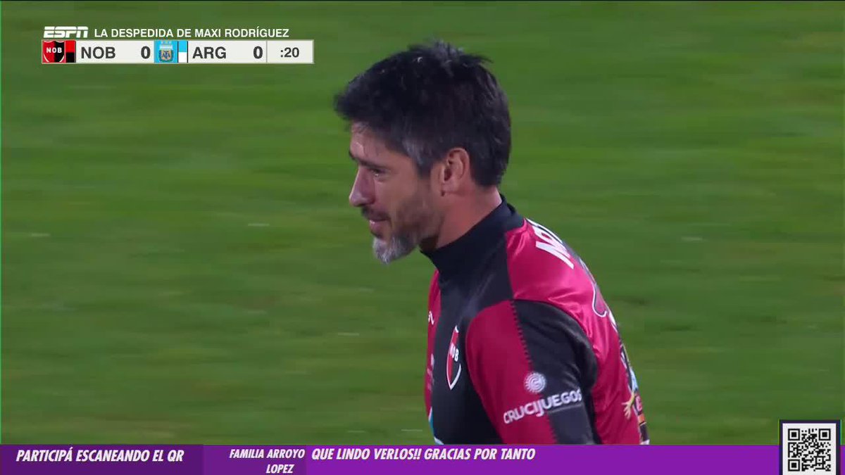 "Pablo Perez": Porque fue amonestado en el partido despedida de Maxi Rodríguez