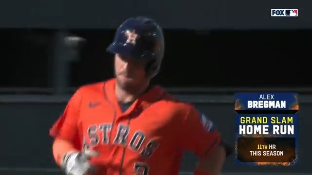 ALEX BREGMAN GO-AHEAD GRAND SLAM 💥 📺: FOX