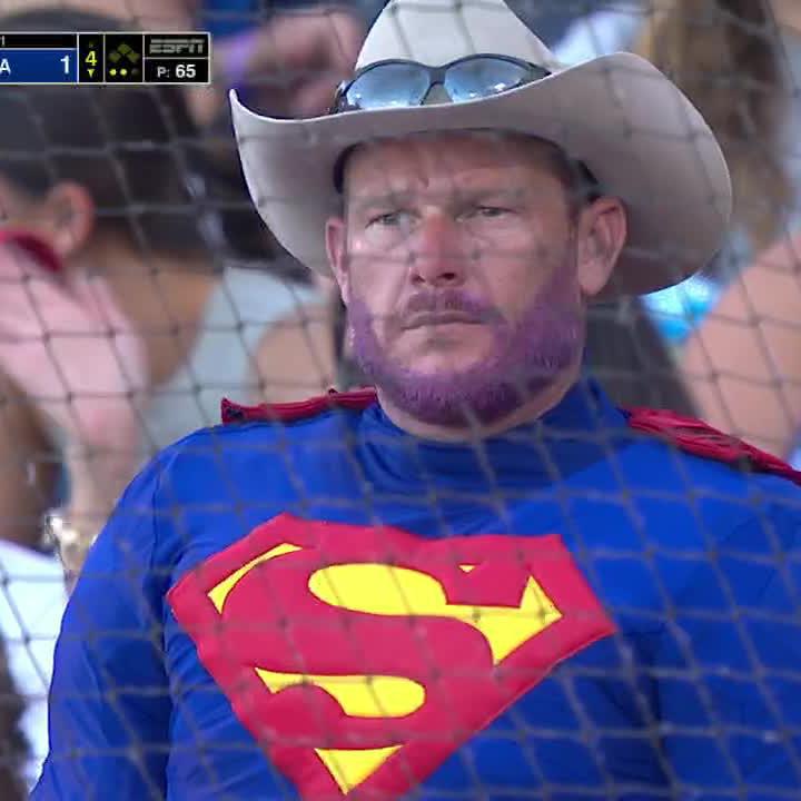 Why isn't Superman in the outfield? 💪 #MCWS