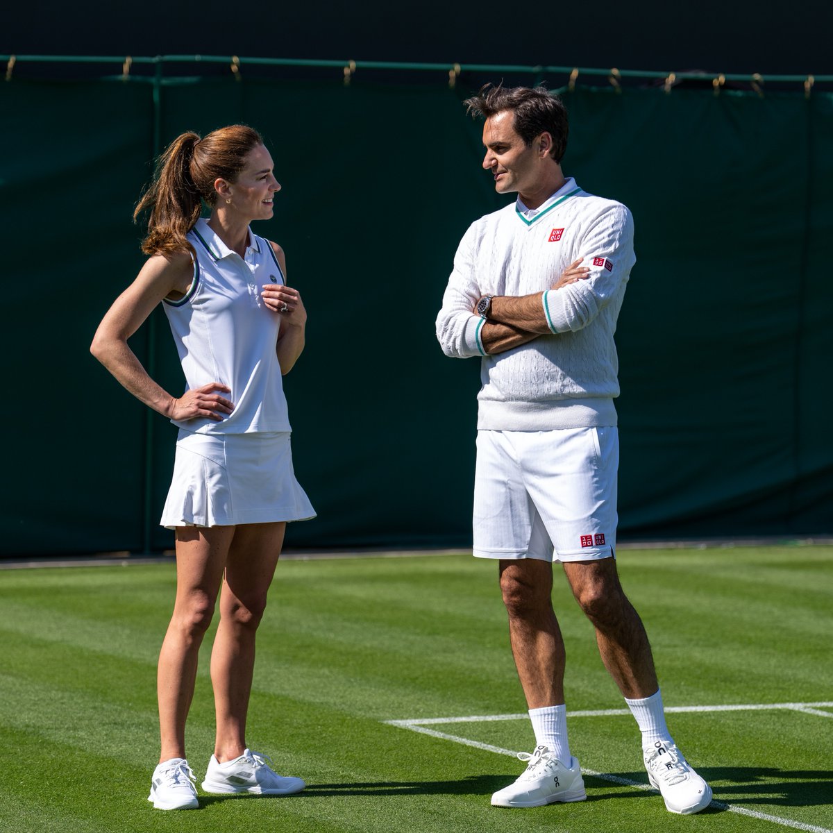 What does it take to be a #Wimbledon Ball Boy or Girl? Ahead of The Championships, Roger Federer and The Princess of Wales visited us to find out - and play some tennis, of course 🌱 Head over to our YouTube to see the film in full: