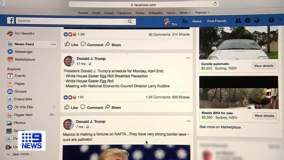 Social media giants are set to receive massive fines, if they consistently fail to remove 'fake news' from their platforms. The Federal Government has released draft legislation detailing its crackdown. Fiona Willan #9News