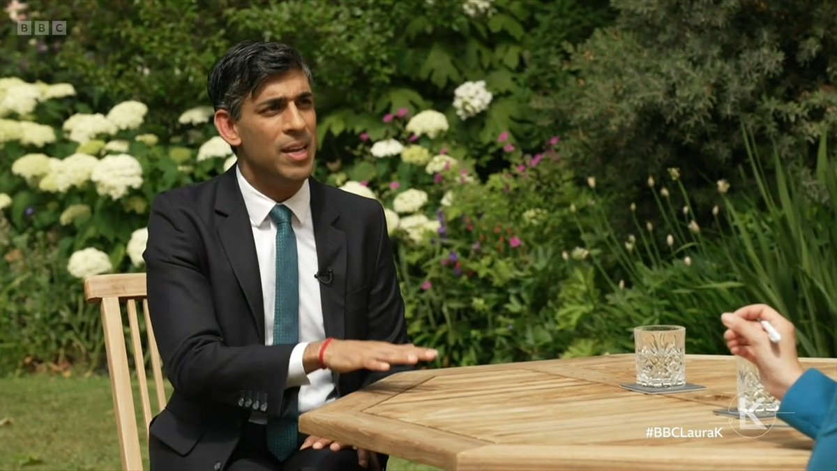 "People's experience doesn't match up with you saying repeatedly that [NHS] waiting lists are coming down" #BBCLauraK asks PM Rishi Sunak if he should admit waiting lists are a problem "That's literally what I said in January" replies PM