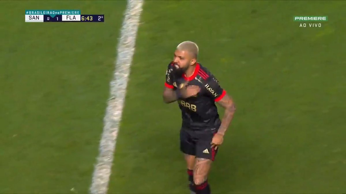 Quando é #Santos x #Flamengo eu só lembro do dia que Gabigol foi na frente dos dirigentes do Santos depois de provocado, eu amo ❤️😂