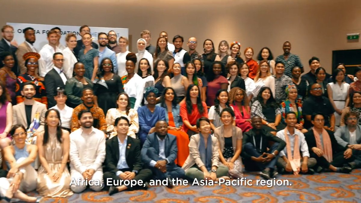 I’m inspired by the courageous Africa, Asia-Pacific, and Europe The Obama Foundation Leaders I met in Athens, Greece. They’re working on the most pressing issues facing our world – from climate change and human rights to empowering women and girls. Take a look: