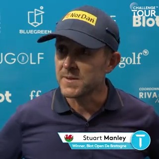 "It feels amazing, awesome. I’m lost for words." An emotional win for stuart manley 💬 #OpendeBretagne