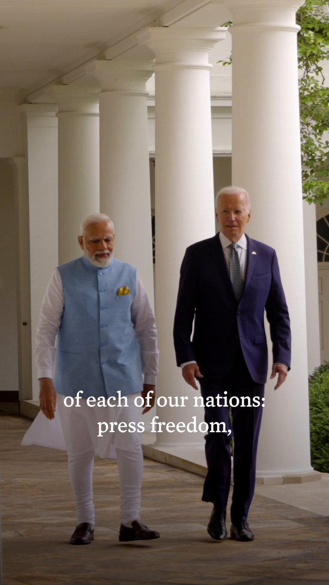 The friendship between the United States and India is among the most consequential in the world. And it's stronger, closer, and more dynamic than ever.