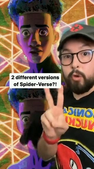There are (at least) 2 different versions of Spider-Man: Across the Spider-Verse. WHY?! #SpiderVerse