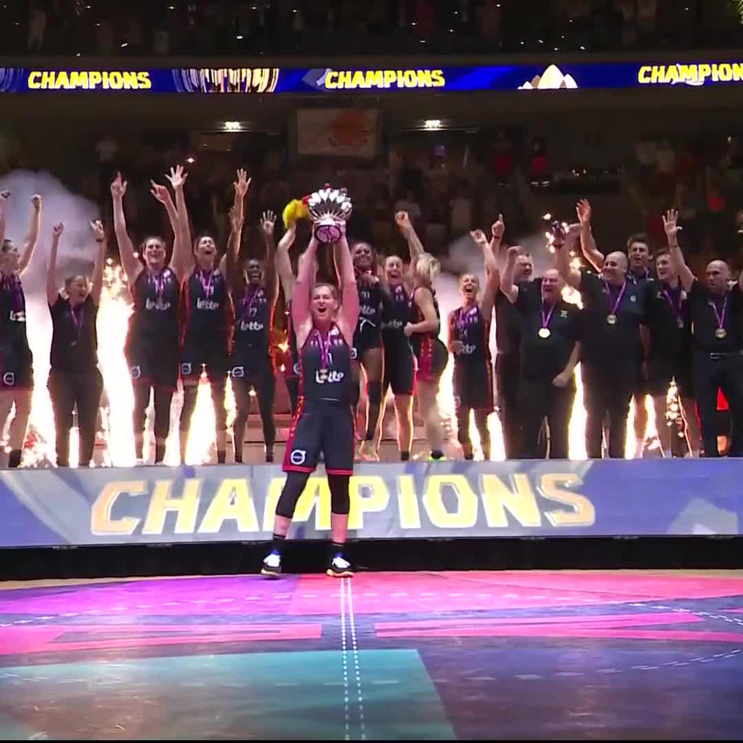 THE QUEENS OF EUROPE! 👑 Give it up to the 2023 European Champions, 𝗕𝗘𝗟𝗚𝗜𝗨𝗠! 🏆