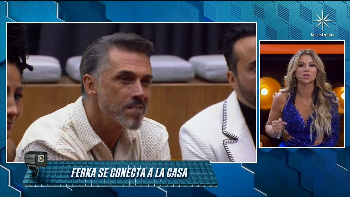 Ni a través de la pantalla se detienen los trancazos entre MariaFernandaQuiroz💜 y Sergio Mayer B. 😱 Revive gratis las galas de #LaCasaDeLosFamososMx a través de ViX 🧡 👉