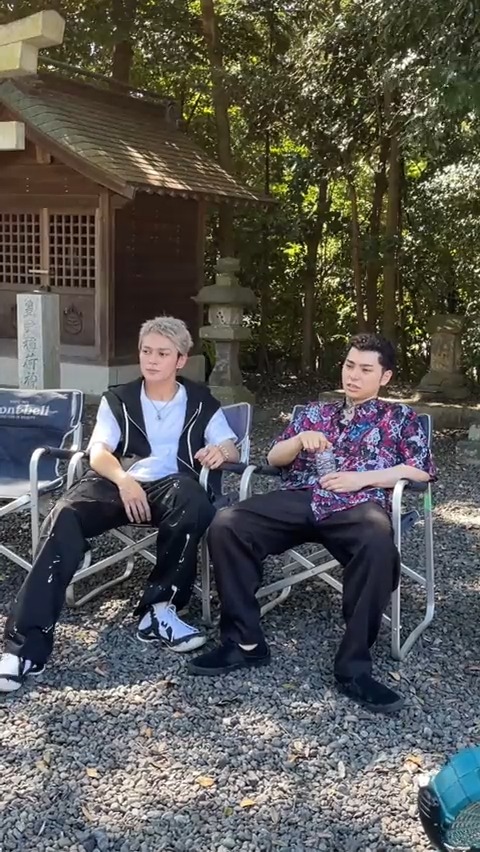 映画『#東京リベンジャーズ2』 "血のハロウィン編" 後編『-決戦-』6.30(金) ＼ 公開まであと𝟒日🔥／ 東京卍會結成シーンの 合間の三ツ谷&amp;一虎💭 #あの日の東リベ2 #眞栄田郷敦 #村上虹郎