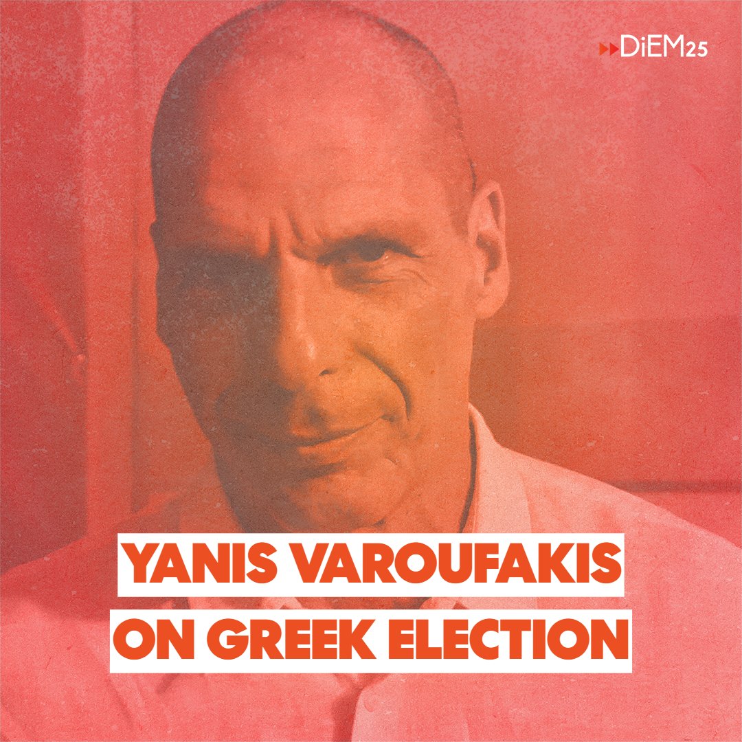 “Nothing is permanently lost.” — ΜέΡΑ25 leader Yanis Varoufakis on the results of parliamentary elections in Greece. #ekloges2023