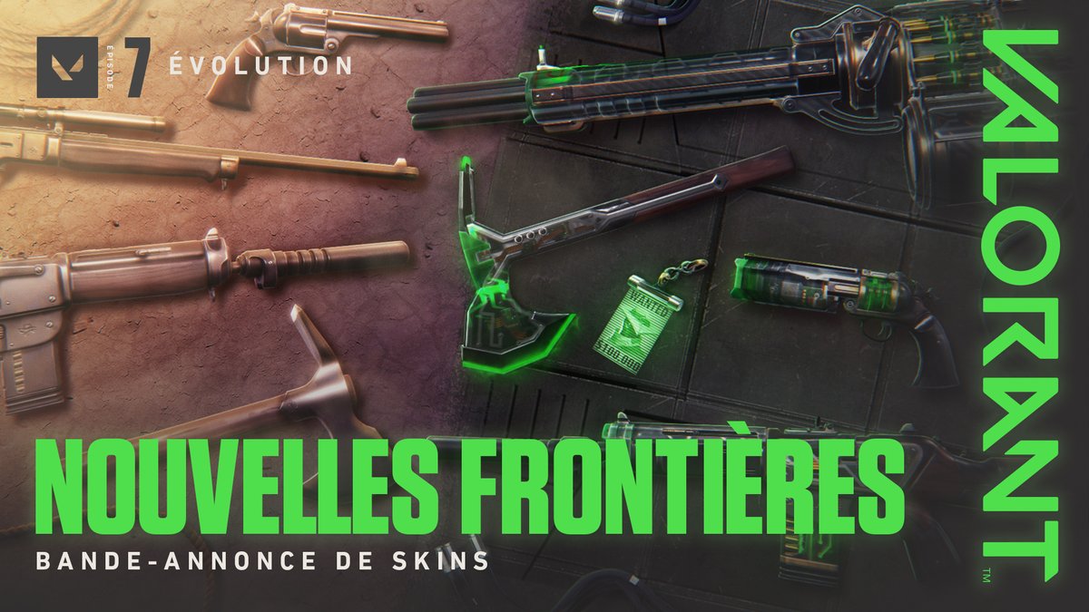 Donnez à votre avenir le goût du passé. Les Phantom, Odin, Marshal, Sheriff et l'arme de mêlée Nouvelles frontières arrivent bientôt en boutique.