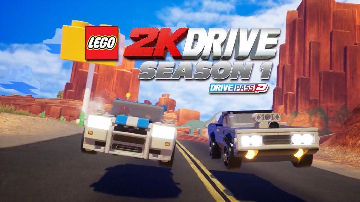 Drive Pass Season 1 for Lego 2K Drive shifts into gear June 28, featuring: 📊New levels 🏆New rewards 🚘New premium vehicles
