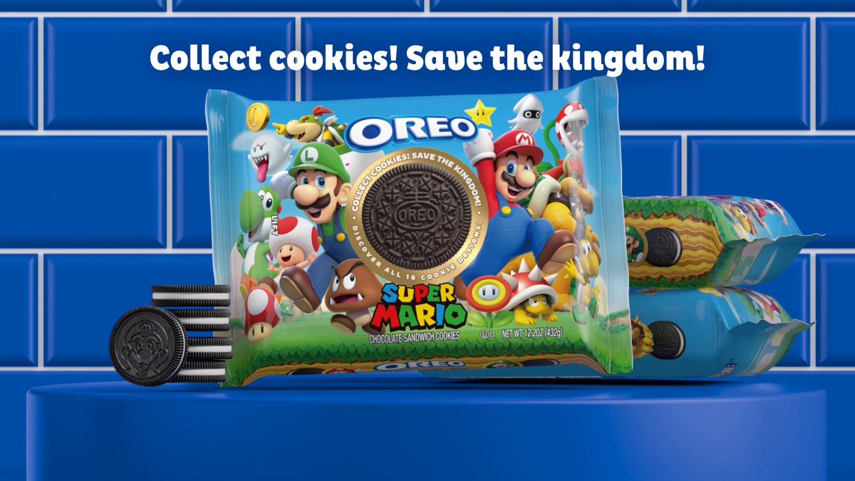 Sound on! OREO cookies are getting a limited edition Super Mario makeover! Which design is your favorite? #SuperMarioOREO Learn more: