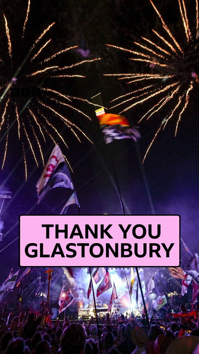 Thank you, Glastonbury 🫶