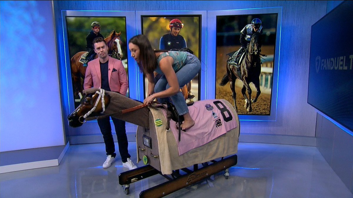 Are you familiar with the purpose of a riding crop or whip aboard a racehorse? Andie Biancone 🐴 teaches dubbs anderson more about the equipment that jockeys use. Watch FanDuel Television Horse Racing Network for the most thoroughbred racing insight.