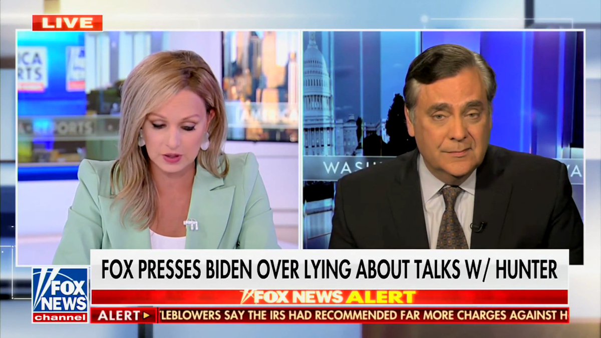 Professor Jonathan Turley: “We have photos … emails … there’s an audio tape of [Joe Biden] leaving a message for Hunter talking about a story about his business dealings.” “It is a very serious corruption scandal whether the media wants to cover it or not.”