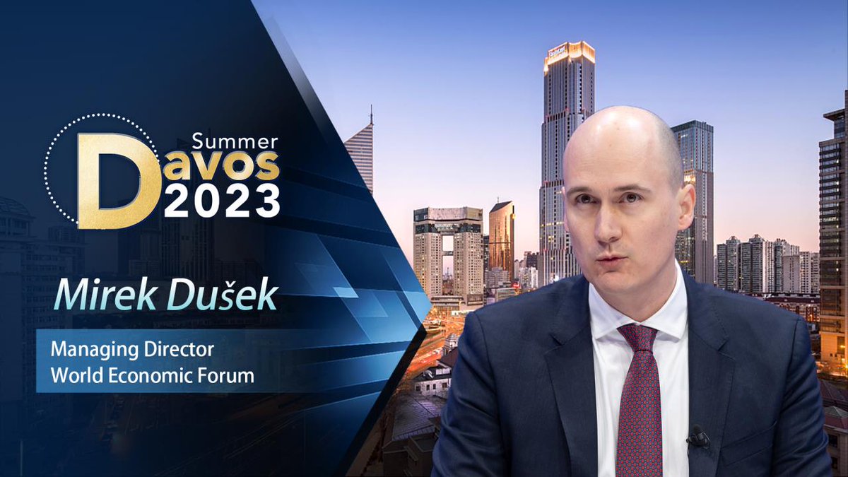 Mirek Dusek, managing director of WEF, believes global cooperation and tapping into innovation and emerging growth potential, especially in Asia, can boost growth despite a challenging global landscape. #SummerDavos2023
