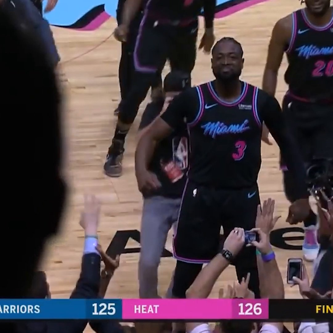 D-Wade's game-winner in his last game against the Warriors was iconic 😮‍💨
