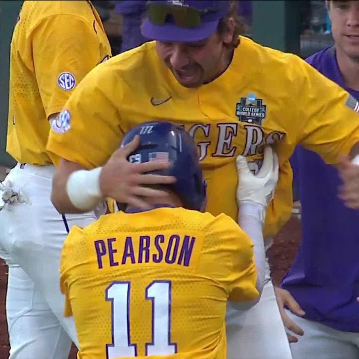 JOSH PEARSON GOES YARD 💪 It's all Tigers right now in Omaha 🐯 #MCWS