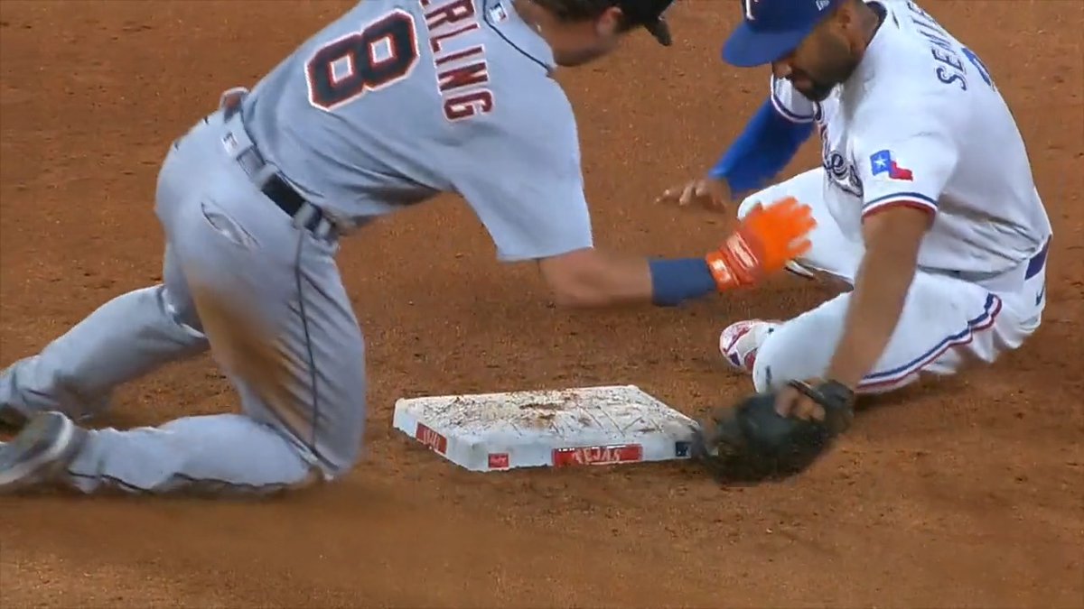 WHAT A MOVE TO STEAL THE BASE 😮 (via Detroit Tigers)