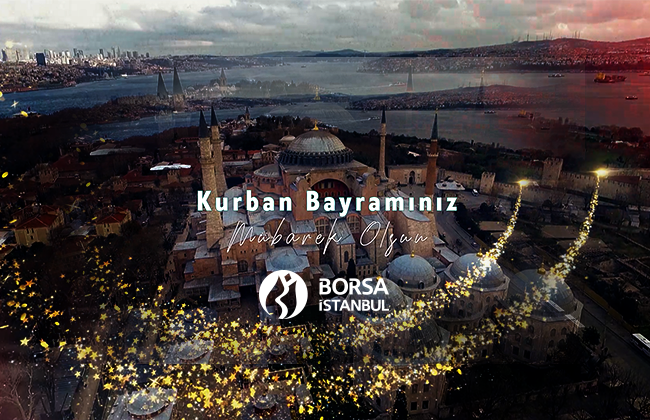 Bayram berekettir. Bayram paylaşmaktır. Kurban bayramımız mübarek olsun. #KurbanBayramı #Borsaİstanbul