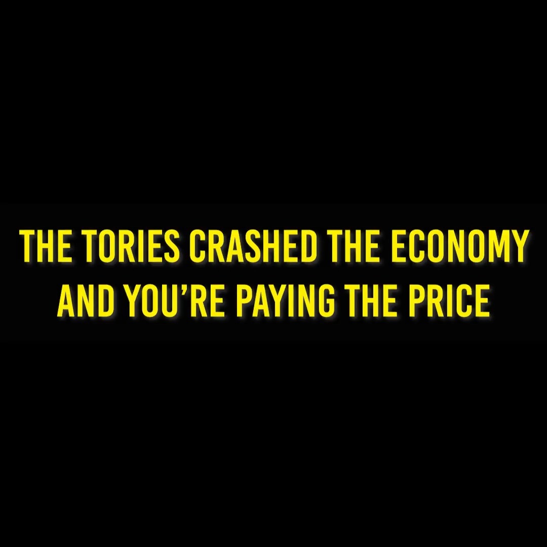 The Tories crashed the economy, and now you’re paying the price. Rishi Sunak’s solution? Telling you to ‘Hold your nerve’.