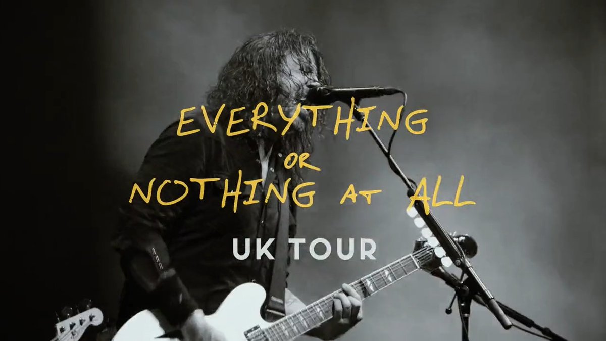 Everything Or Nothing At All Tour Announced in the UK for 2024! 🇬🇧 Presale: Begins on Wednesday, 28 June at 9am BST, ends on Thursday, 29 June at 10pm BST General Onsale: Friday, 30 June at 9am BST See all upcoming shows here: