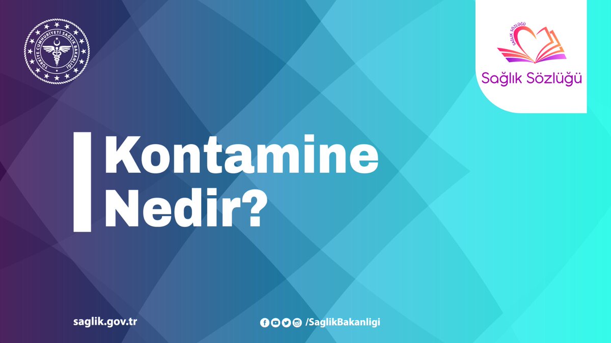 📹 Kontamine Nedir? #SağlıkSözlüğü