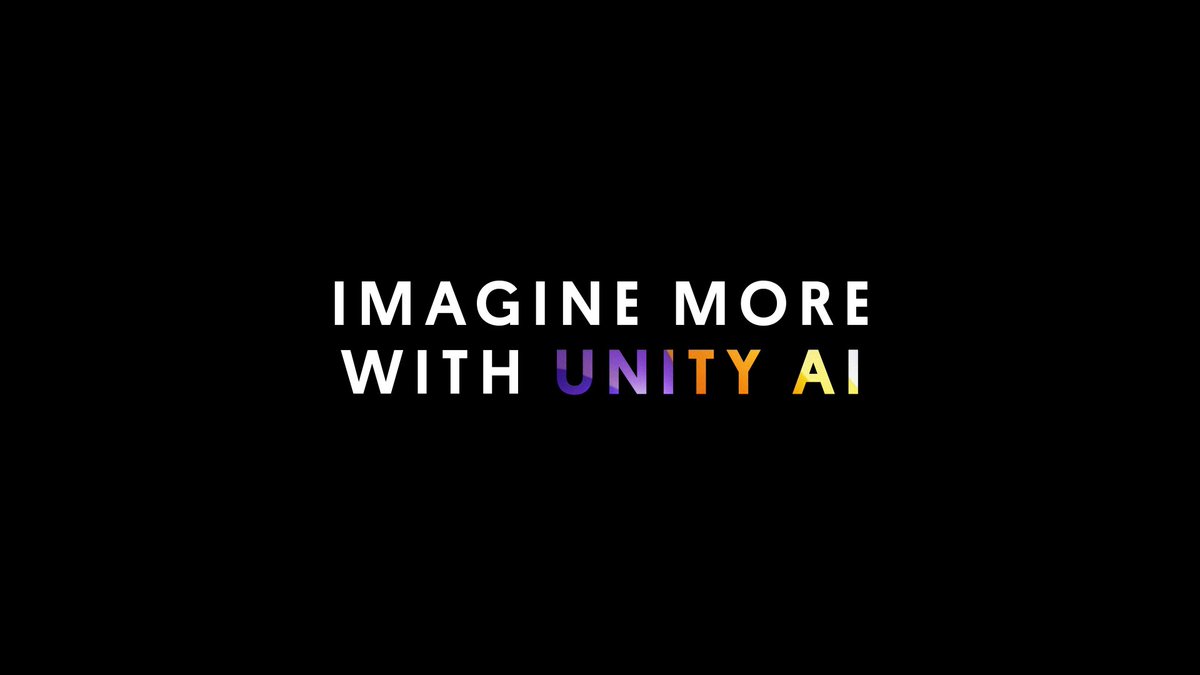 Imagine more with Unity AI 🔮 Introducing: ⭐ #UnityMuse, a platform of AI capabilities for content creation, with Muse Chat for AI-based search now in closed beta ⭐ #UnitySentis for AI-powered experiences at Unity runtime, now in closed beta Learn more: