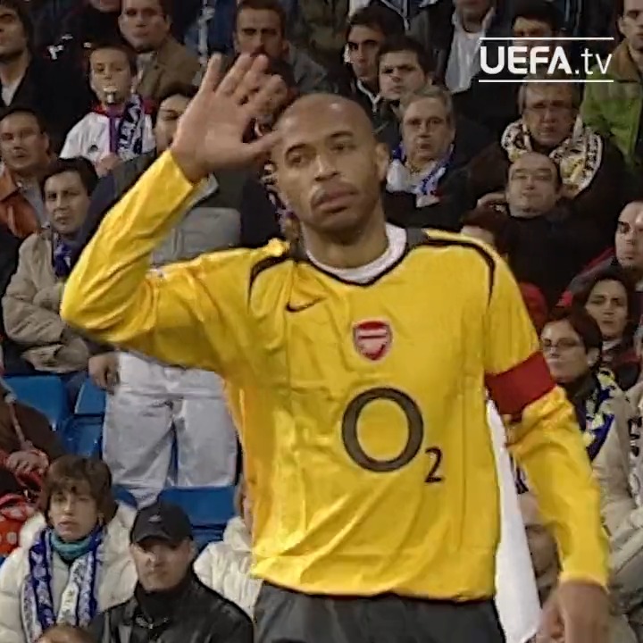 One of the great #UCL performances... 🎬 Thierry Henry vs Real Madrid, 2006