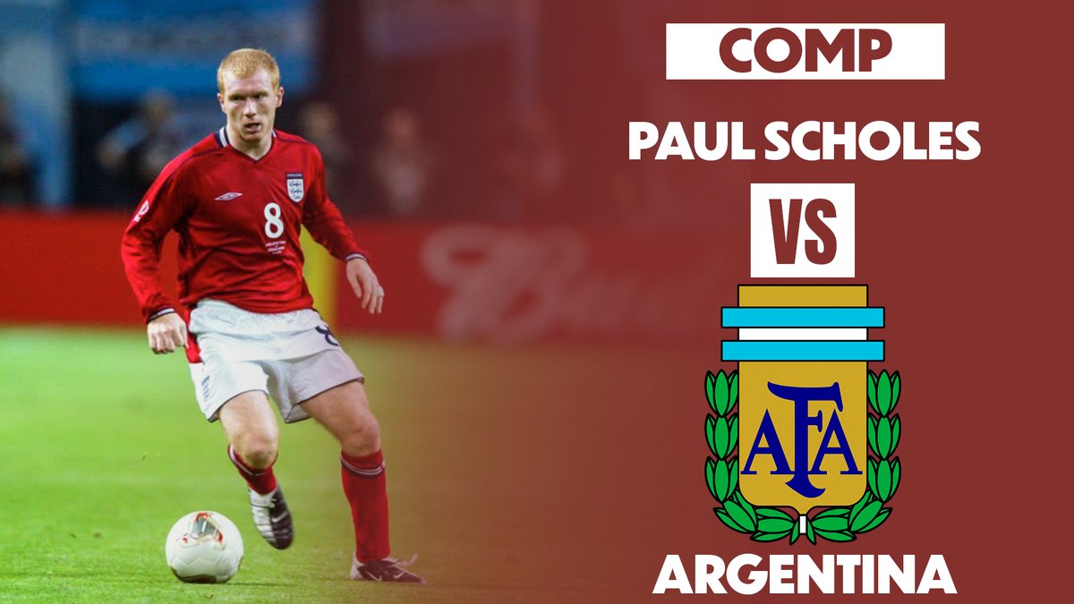 Paul Scholes vs Argentina 2002 World Cup