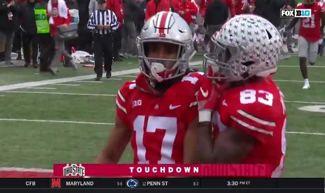 A three-star recruit turned Ohio State's all-time receiving TDs leader turned No. 11 overall pick in the 2022 NFL draft – Chris Olave is a Buckeye football legend. Let's celebrate his 23rd birthday with his breakout performance vs. Michigan in 2018.