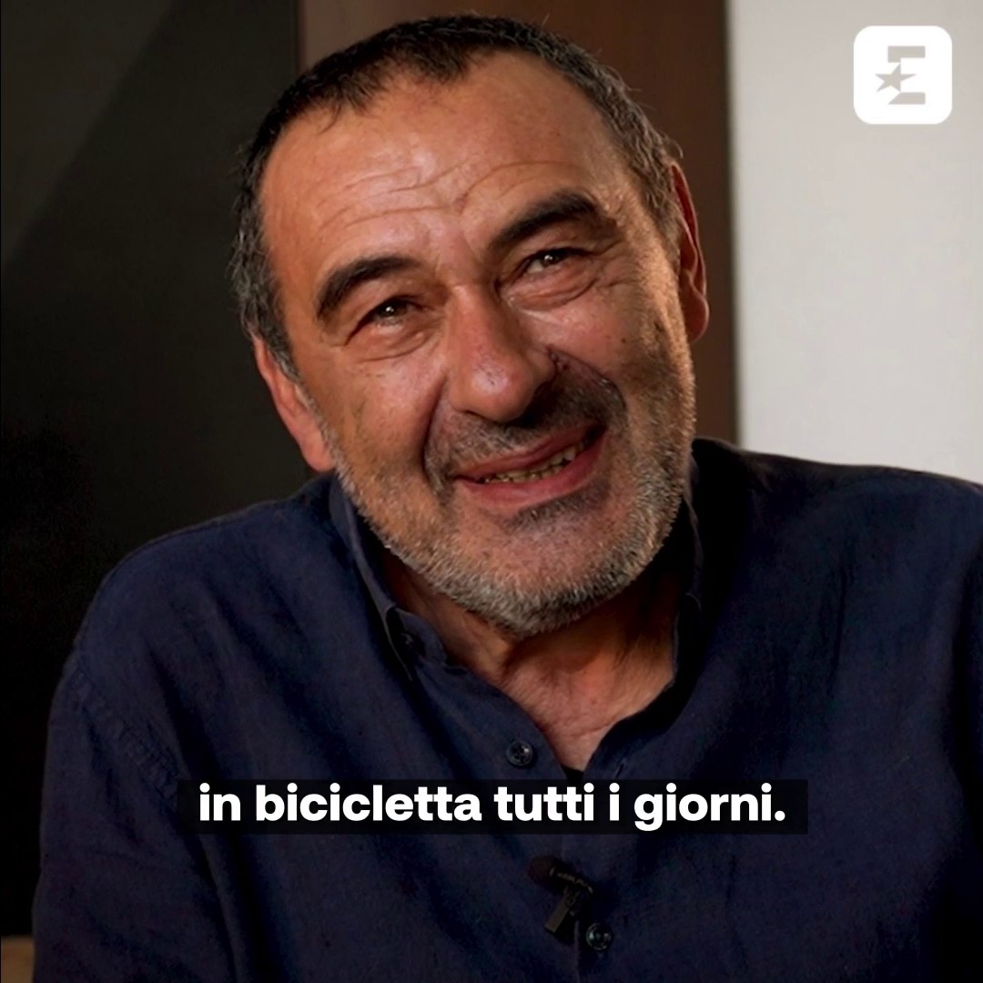 L'aveva già dichiarato, ma l'ha ribadito ancora più forte 😂 👉 Domani, in esclusiva su 𝘼 𝙍𝙪𝙤𝙩𝙖 𝙡𝙞𝙗𝙚𝙧𝙖: Maurizio Sarri intervistato da Riccardo Magrini 🎙️ #EurosportCICLISMO | #Sarri