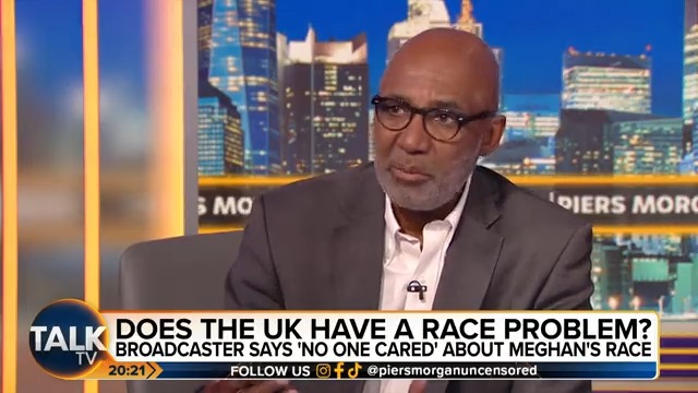 "Meghan Markle had to learn how to be black on the job." Broadcaster Sir Trevor Phillips says "race was never really part" of the Duchess's background. Trevor Phillips | Piers Morgan | Talk | #PMU